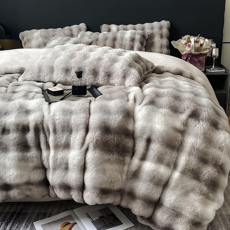 Lenjerie de pat Relaxe Home Puffed Dreams Smoke 200x230 (020491)