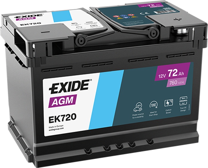 Exide Start-Stop AGM EK720