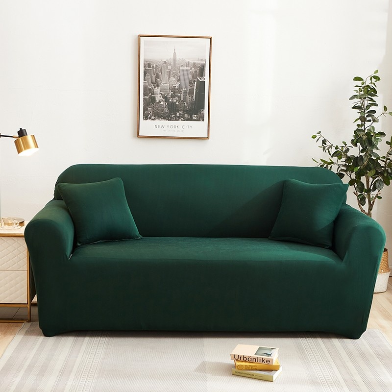 Husa pentru canapea Relaxe Home Solid Sofa Cover 190-230cm Green (020358)