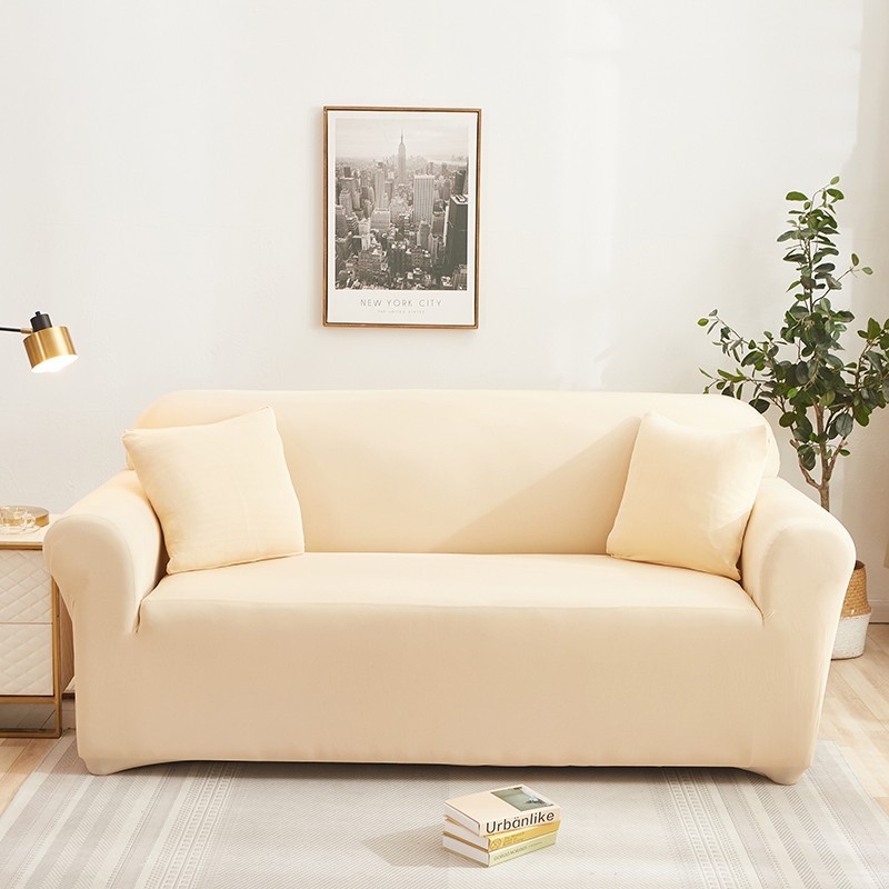 Relaxe Home Solid Sofa Cover