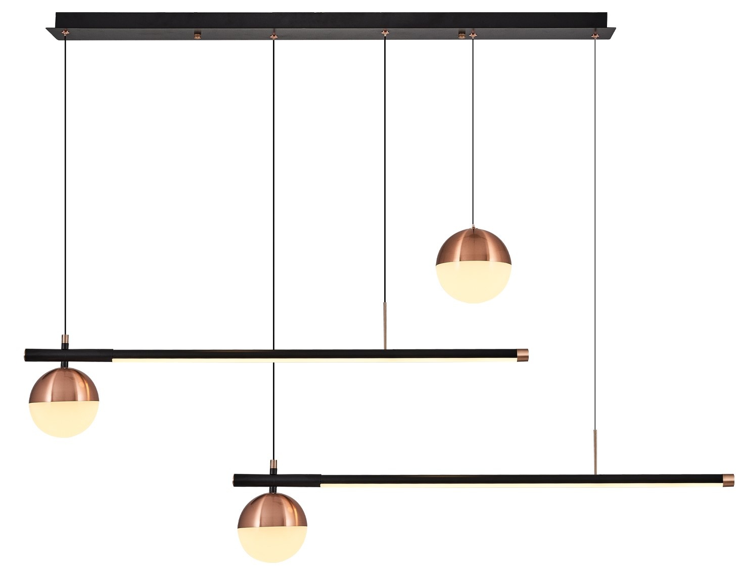 Lustră Ozcan Black 3131-3A