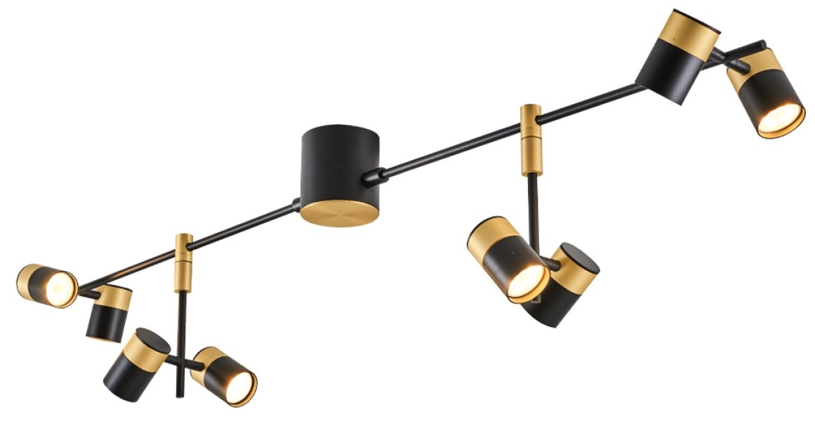 Plafonieră Ozcan Black 5040-8S