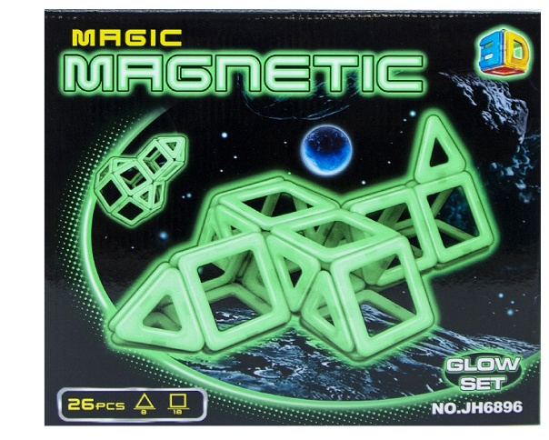 Set de construcție New World Glow Set 26pcs (JH6896)