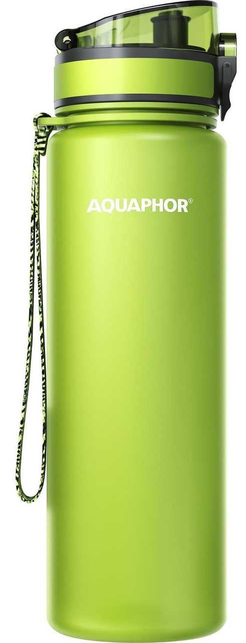 Sticlă pentru apă Aquaphor City Green 0.8L