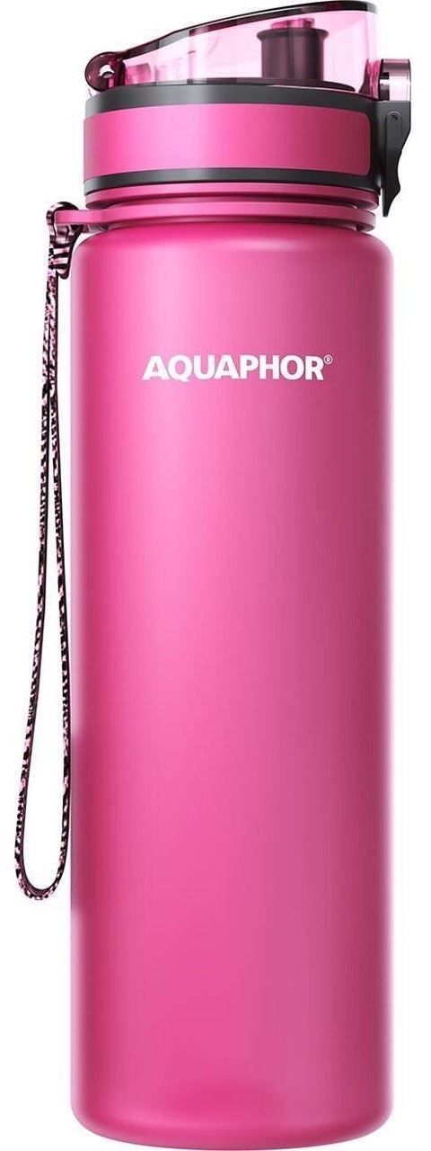 Sticlă pentru apă Aquaphor City Pink 0.8L