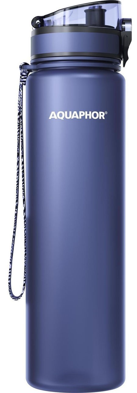 Sticlă pentru apă Aquaphor City Dark Blue 1L