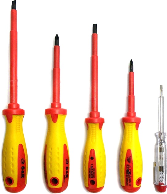 Set șurubelinițe S&R 250681305
