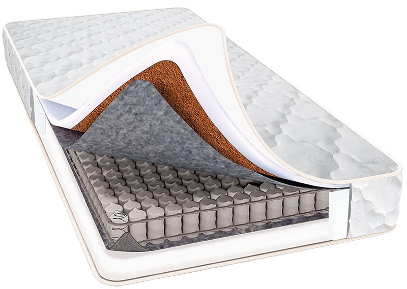 Saltea ortopedica Dormi Aloe Vera+Cocos 80x190 White/Green