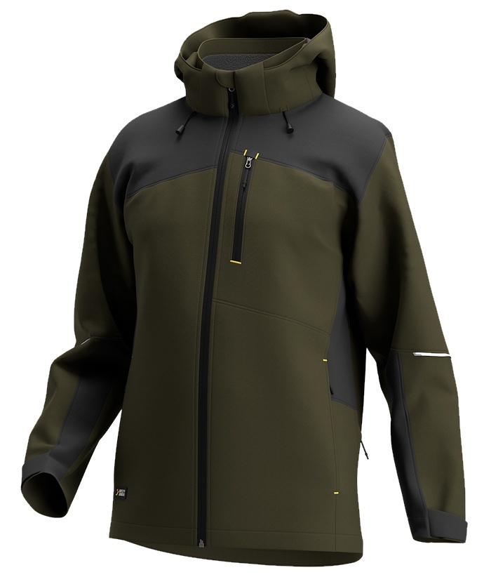 Jachetă pentru bărbați Safety Jogger Kasai Softshell Haki s.XXL