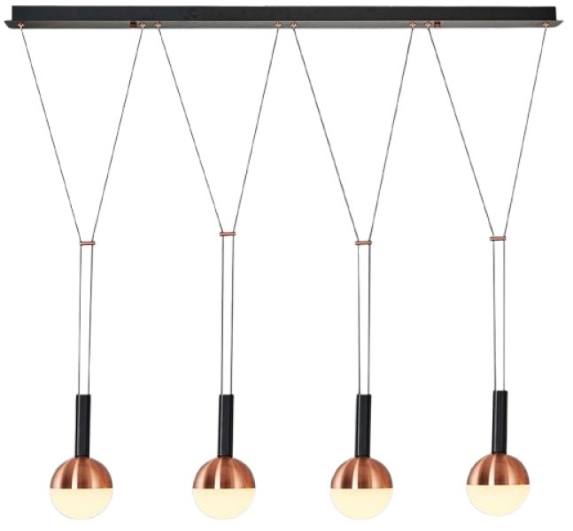 Lustră Ozcan 6231-4AS