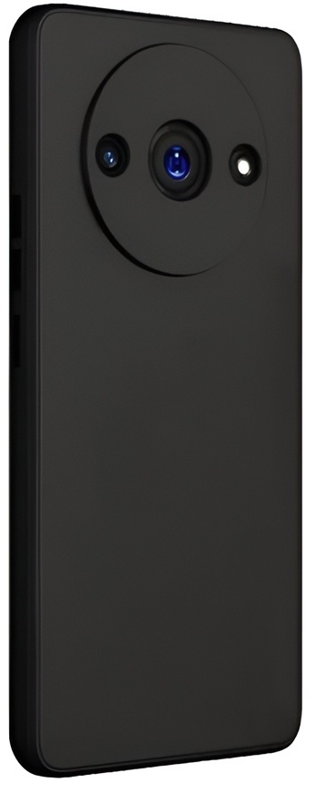 Husa de protecție WOO Liquid Silicone Redmi A3 Black (WOOCLSRDA3BK)