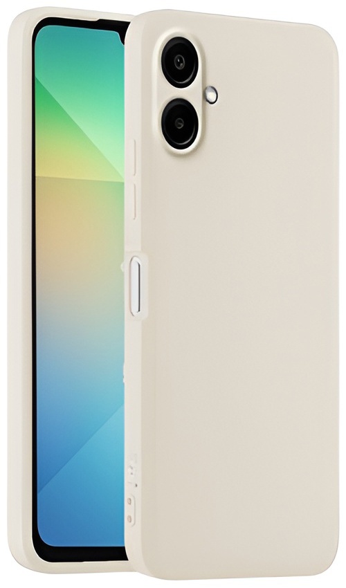 Husa de protecție WOO Liquid Silicone Samsung A06 Beige (WOOCLSSAMA06BG)