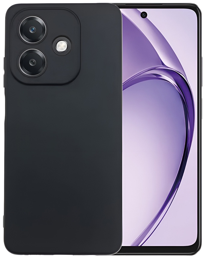 Husa de protecție WOO Silicone Neo Soft Oppo A40 4G Black (WOOCLSOPA40BK)