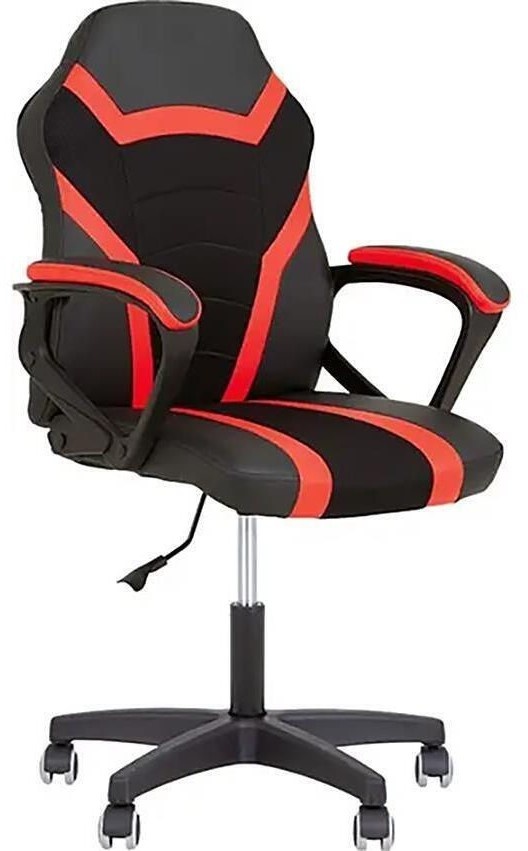 Scaun gaming Новый стиль FIXY GTP PL51 P-AB-4/ECO-90 Black/Red