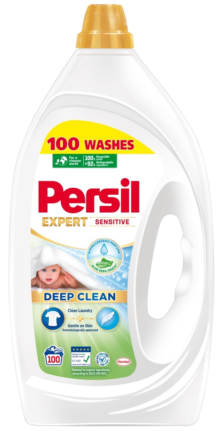 Gel de rufe Persil Deep Clean Expert Sensitive 4.5L 100 wash