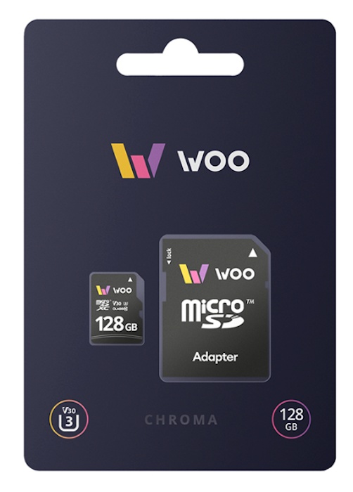 Сard de memorie WOO MicroSD 128Gb UHS-I U3 V30 + SD Adapter (WSDCU3V30CH128GB)