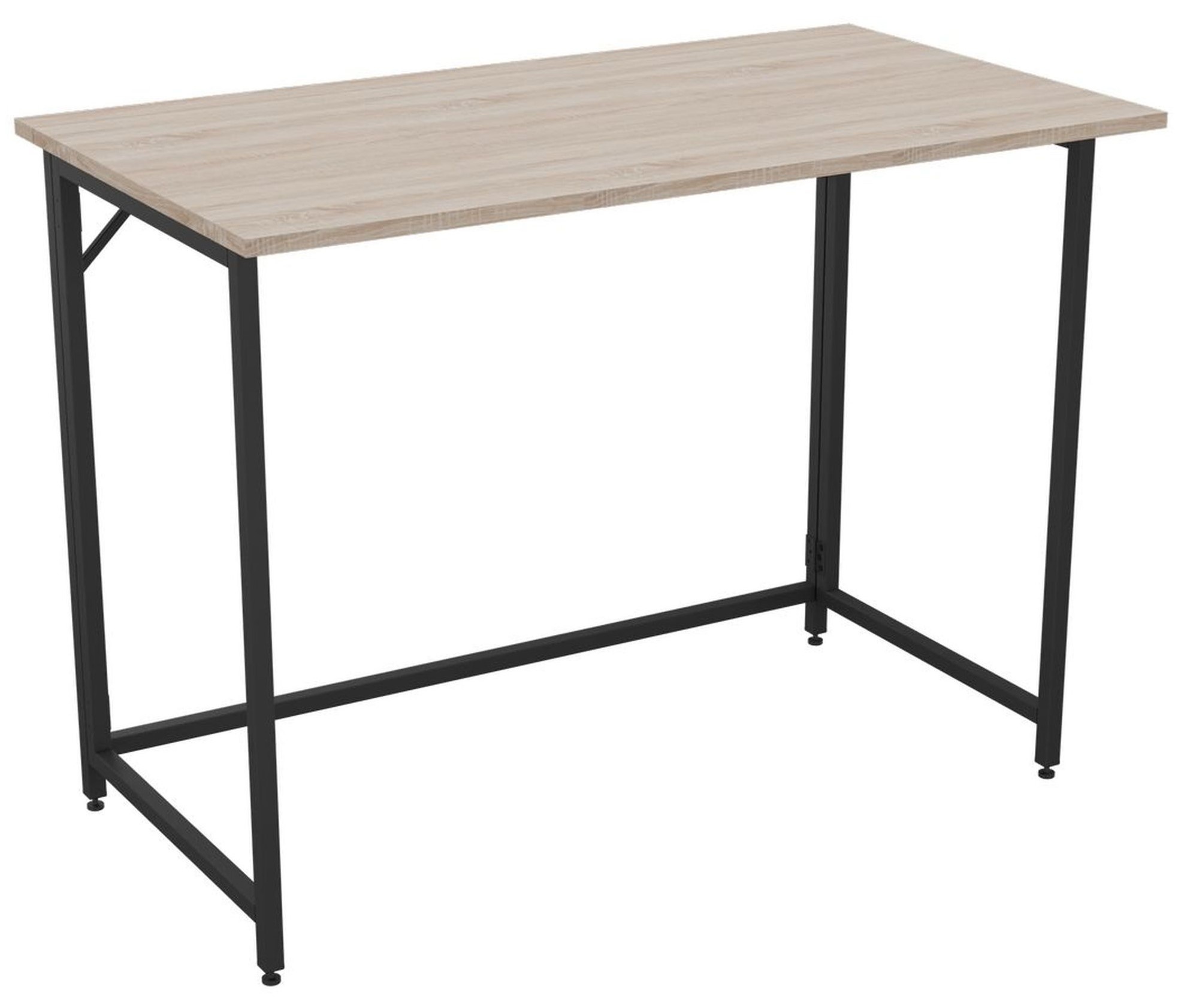 Masa de birou AMF FOLD Black/Sonoma 100x60