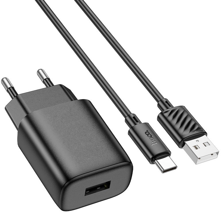 Încărcător Hoco C134A Solid Type-C Black