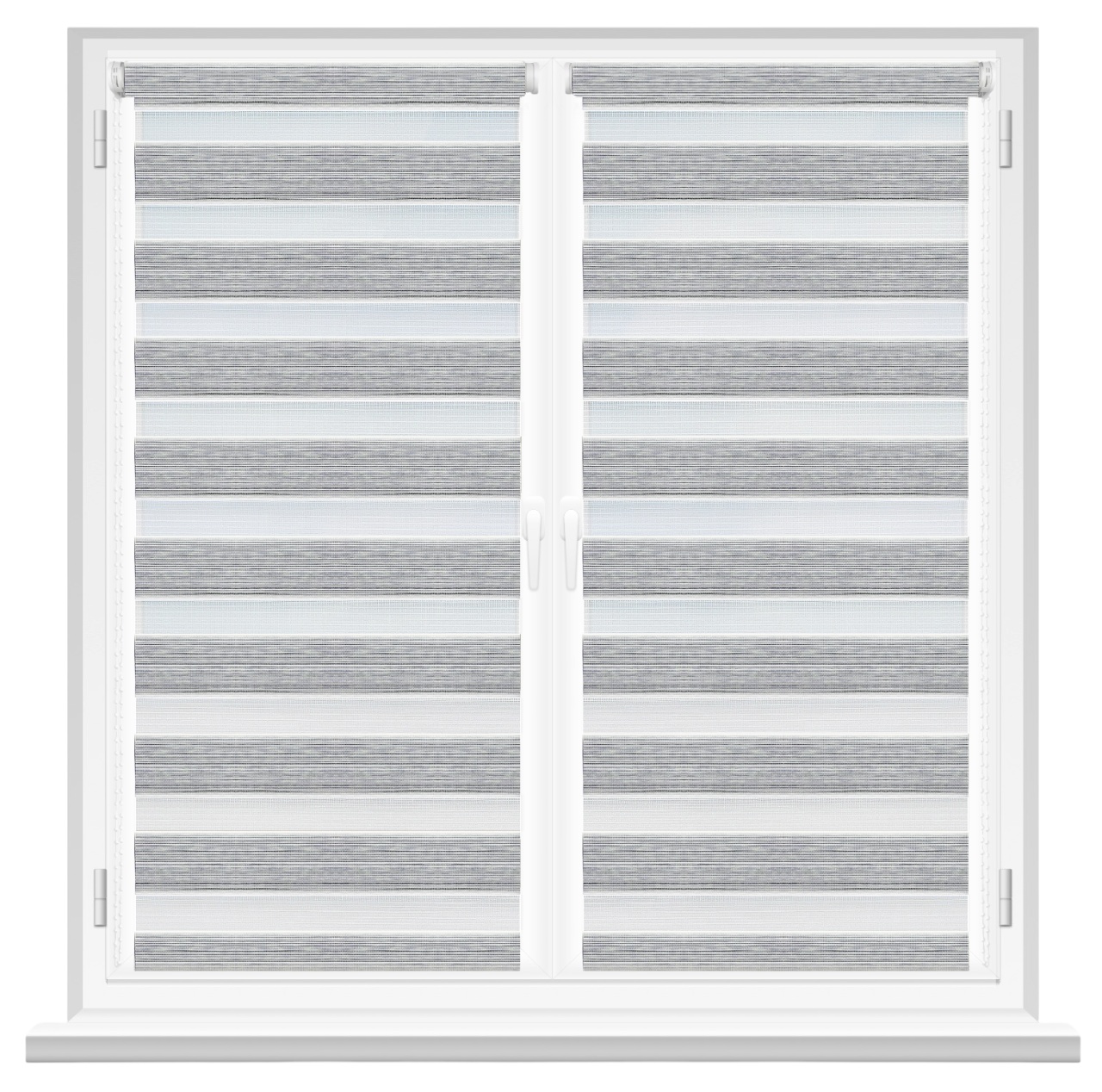 Rolete textile Msrolls Day Night Grizzle 014/38 Grey 0.40x1.70m