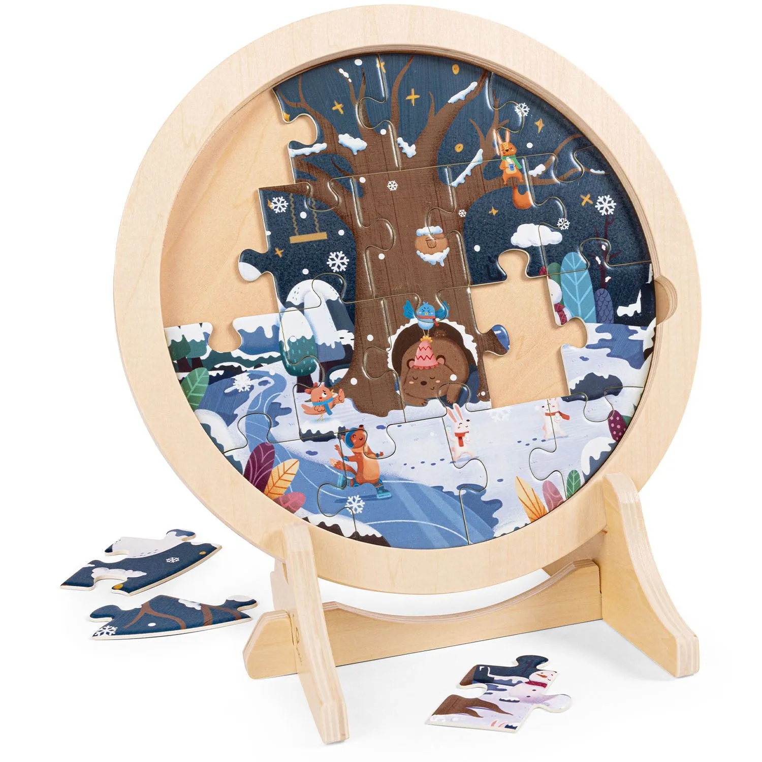 Puzzle Hape Seasons Layer Puzzle (E1653)