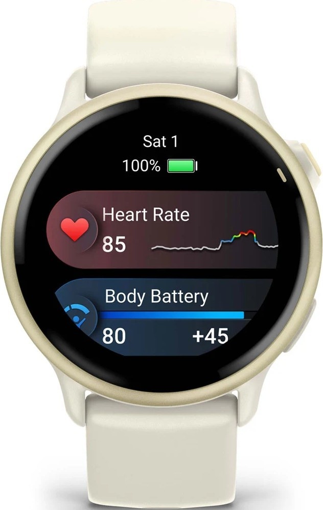 Smartwatch Garmin vívoactive 6 Bone Lunar Gold (010-02985-01)