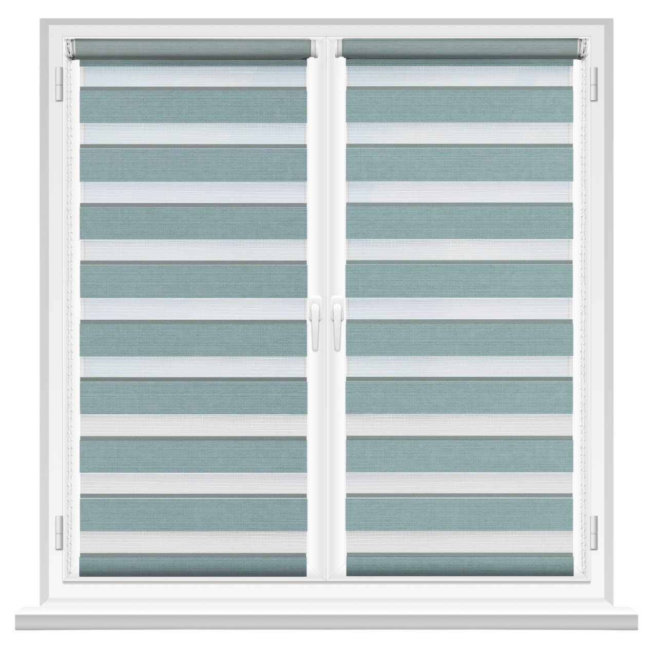 Rolete textile Msrolls Day Night Ton 616/26 Turquoise 0.40x1.70m