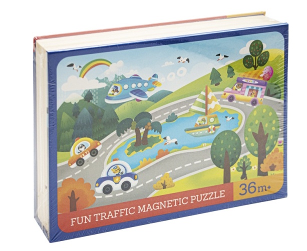 New World Fun Traffic Magnetic Puzzle (QZM-1006)