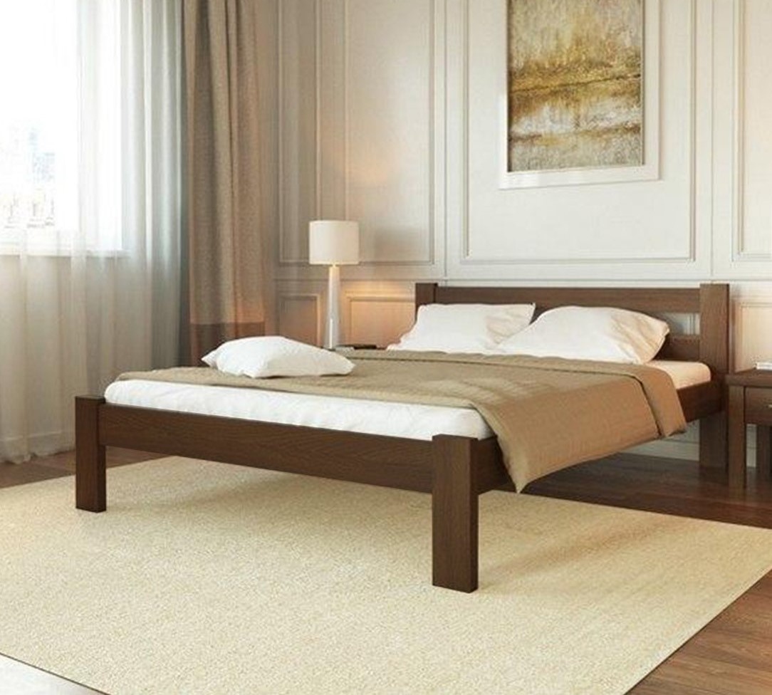 Pat Меблi Лев Sonia 180x200 Бук Темный орех