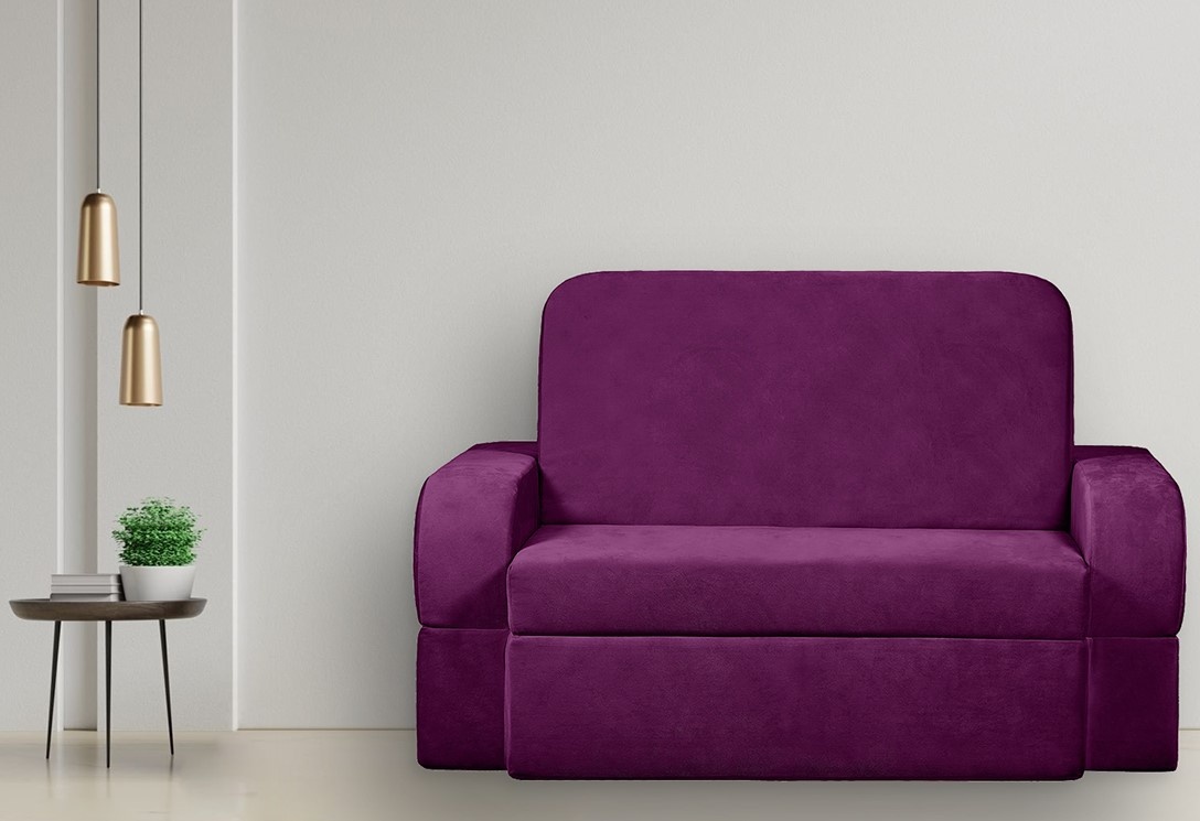 Canapea fără ramă Edka Terra 3in1 140x200x30 M10 Dark Purple