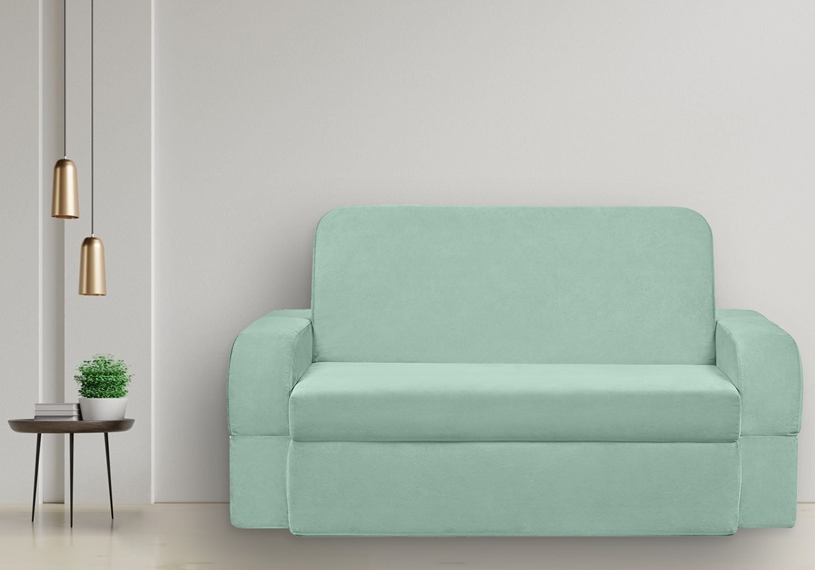 Canapea fără ramă Edka Terra 3in1 160x200x30 P11 Mentol Ice