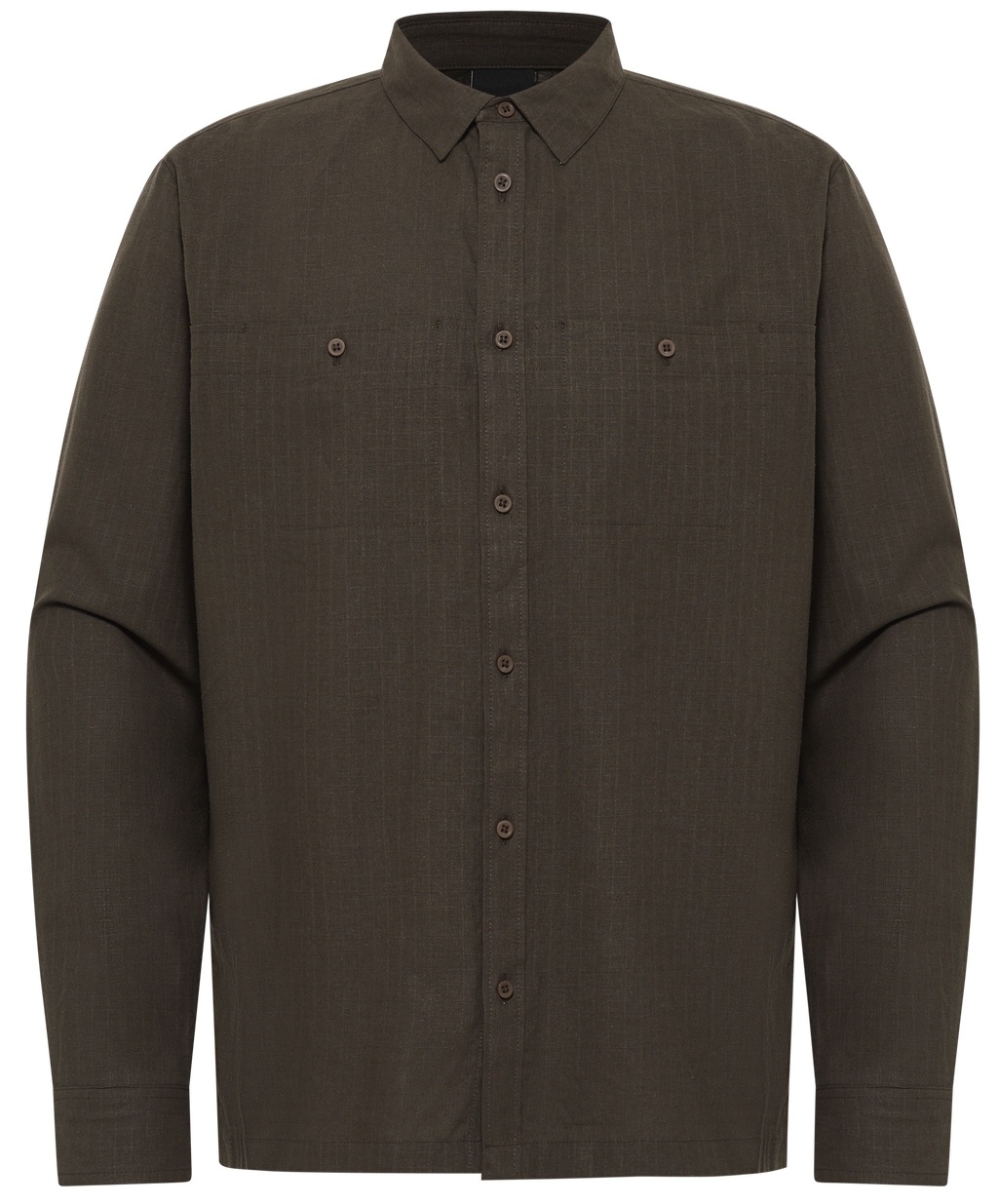 Cămașă bărbătească Jack Wolfskin Tarango Ls Shirt M Cold Coffee, s.L