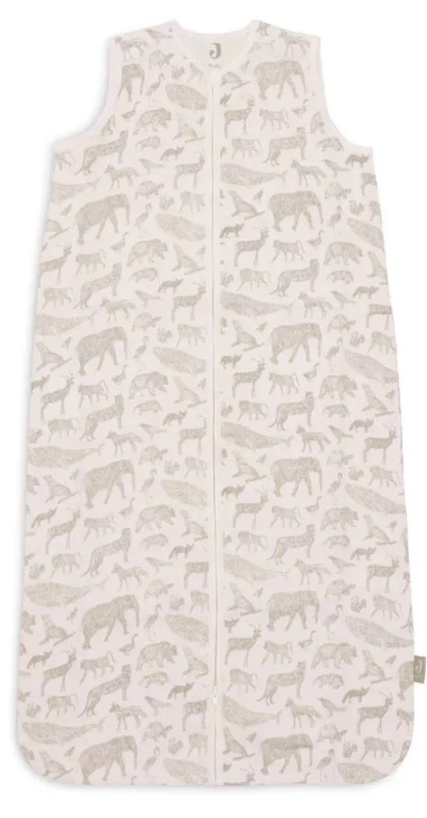 Sac de dormit pentru bebeluși Jollein Animals Olive Green 70cm (048-510-67043)