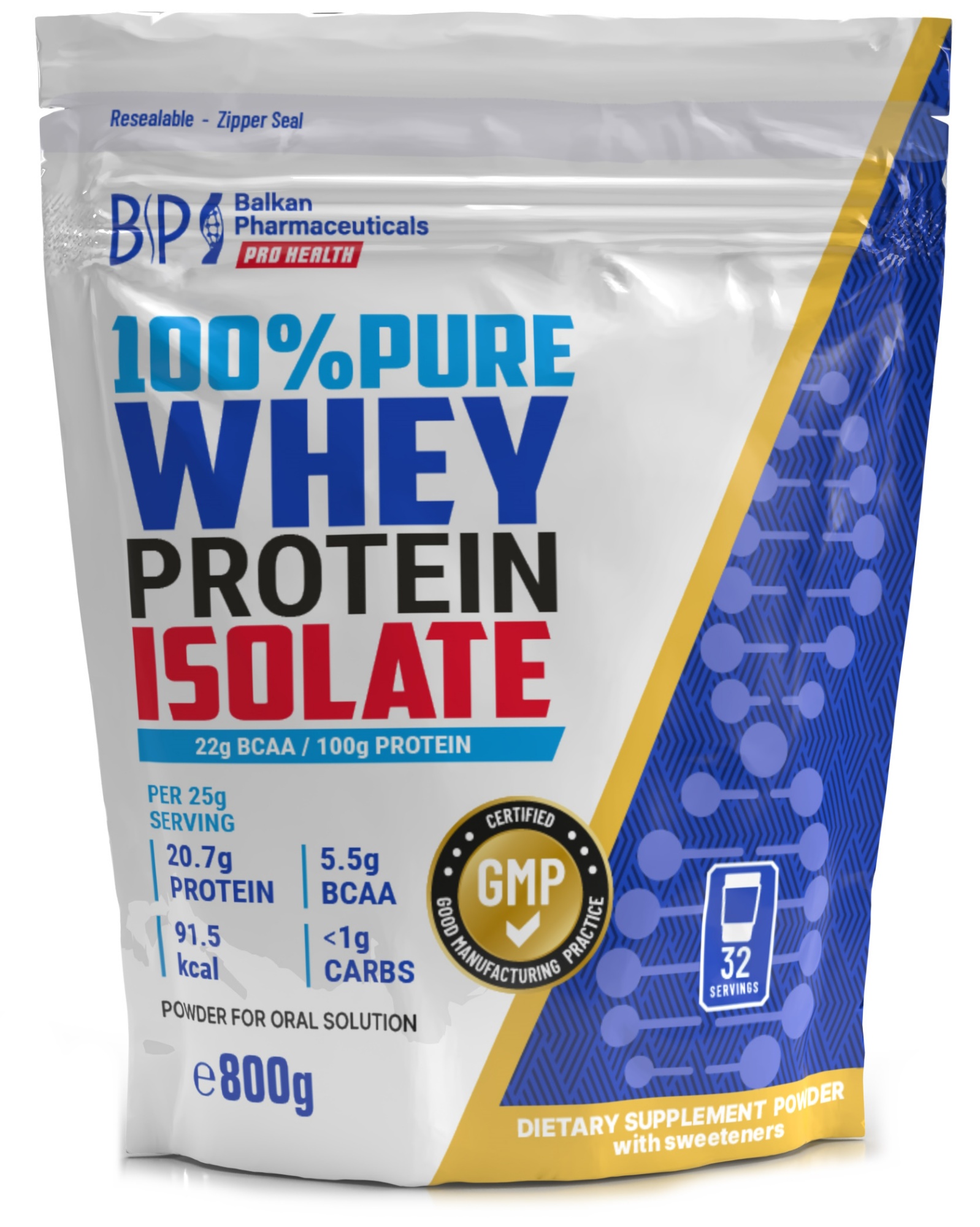 Balkan Pharmaceuticals 100% Pure Whey Protein Isolate