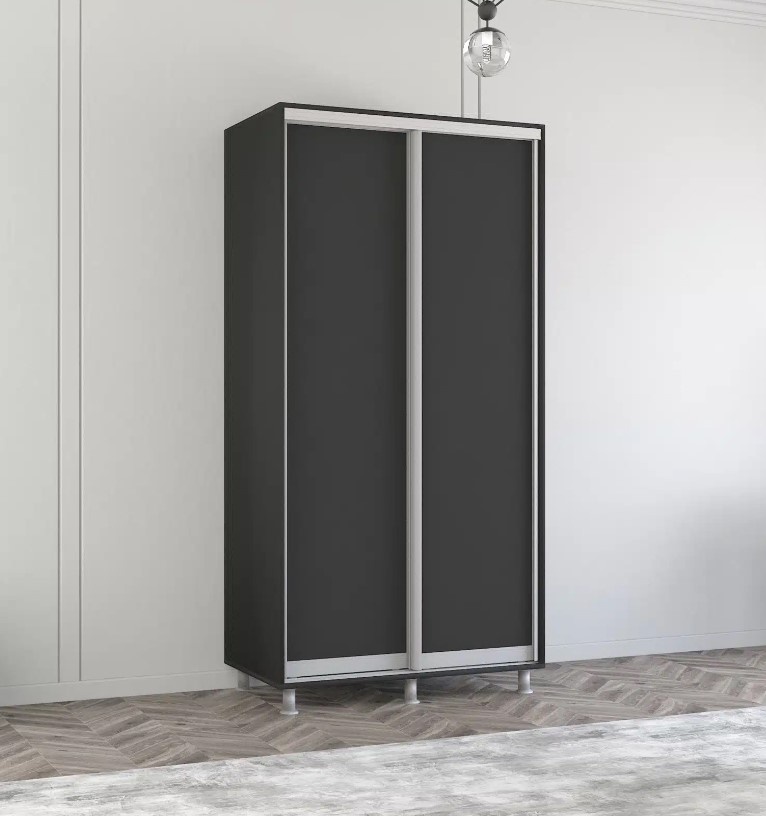 Dulap cu uşi glisante Mobildor-Lux Aron-S 120x230 Anthracite (arons4390)