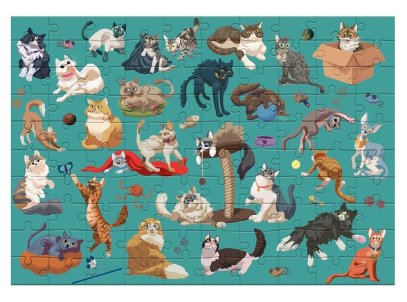 Puzzle Dodo 100 Funny Cats (300626)