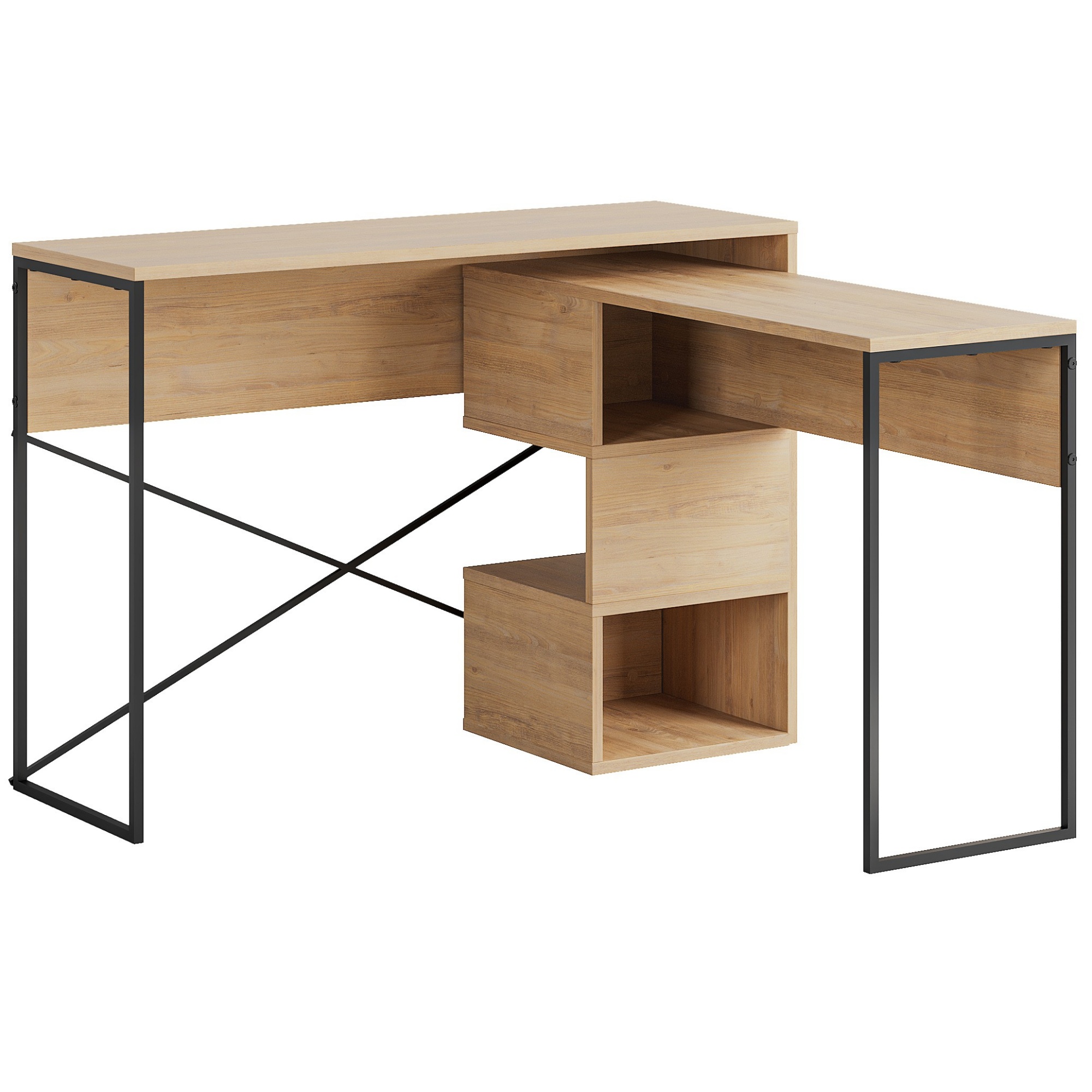 Masa de birou Showdeko Badau Multi Purpose Desk Oak Sonoma