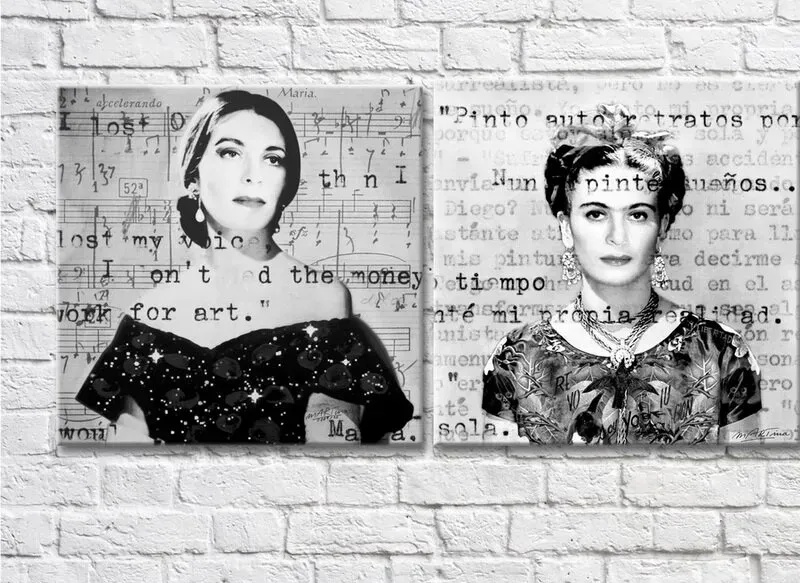 ArtPoster Frida Kahlo and the famous retro singer