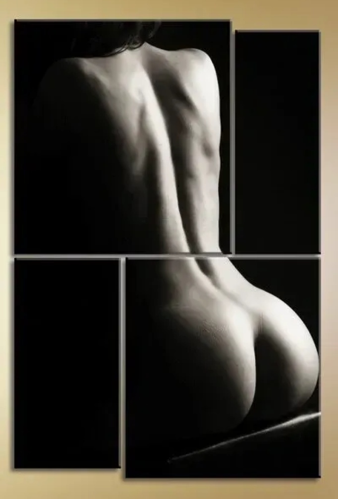 Pictură ArtPoster Polyptych Nude Girl 5 (1523167)