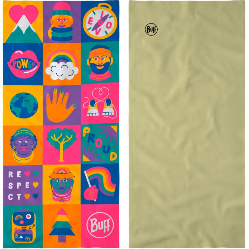 Headwear multifuncțional Buff Coolnet UV Twin Pack Pride