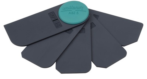 Set de spatule pentru rosturi  tip evantai Wolfcraft 4332000