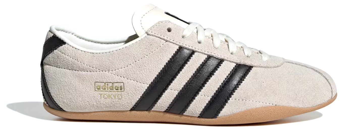 Adidași pentru dame Adidas Tokyo Off White/Core Black/Gold Metallic, s.37.5