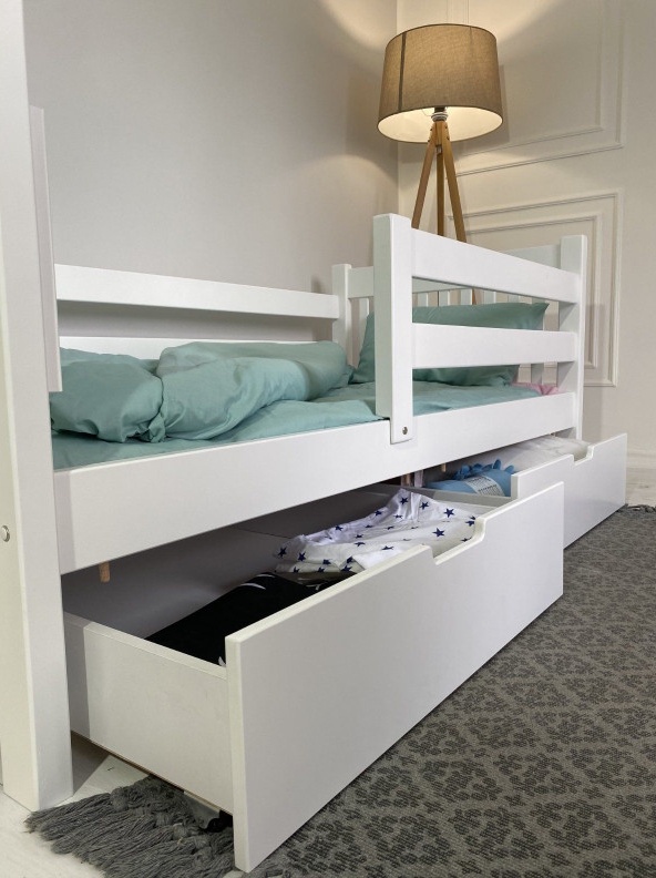 Ladă pentru pat pentru copii Goydalka 190x80cm (1B999-1) White