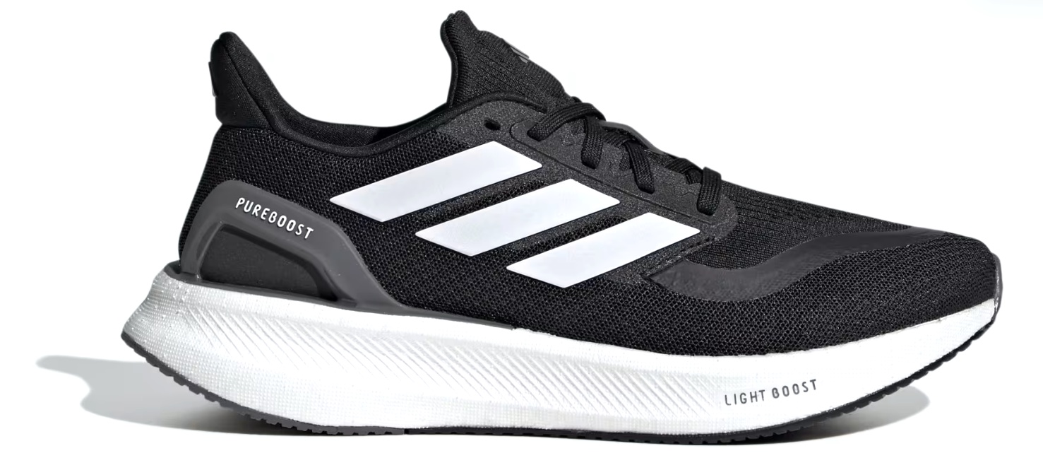 Adidași pentru copii Adidas Pureboost 5 J Core Black/Cloud White, s.36