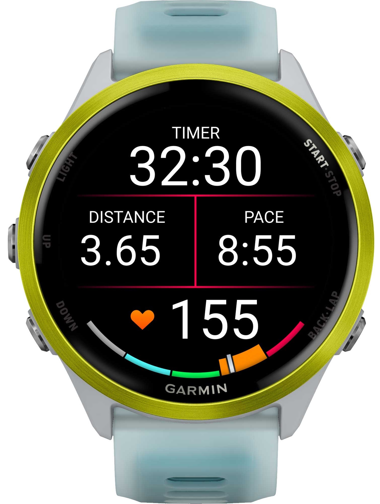 Smartwatch Garmin Forerunner 570 Whitestone/Amp Yellow (010-02971-01)