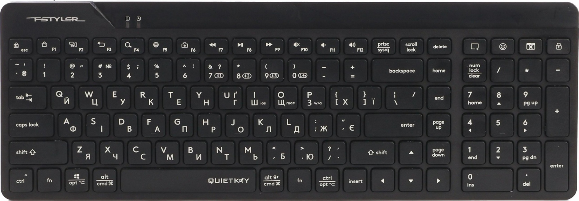 Tastatură A4Tech FBK23 AS Black