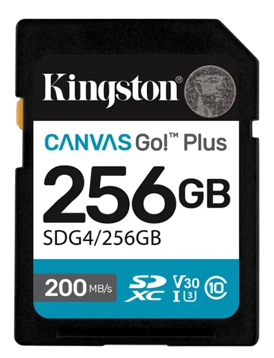 Kingston SDXC Canvas Go! Plus Gen 4