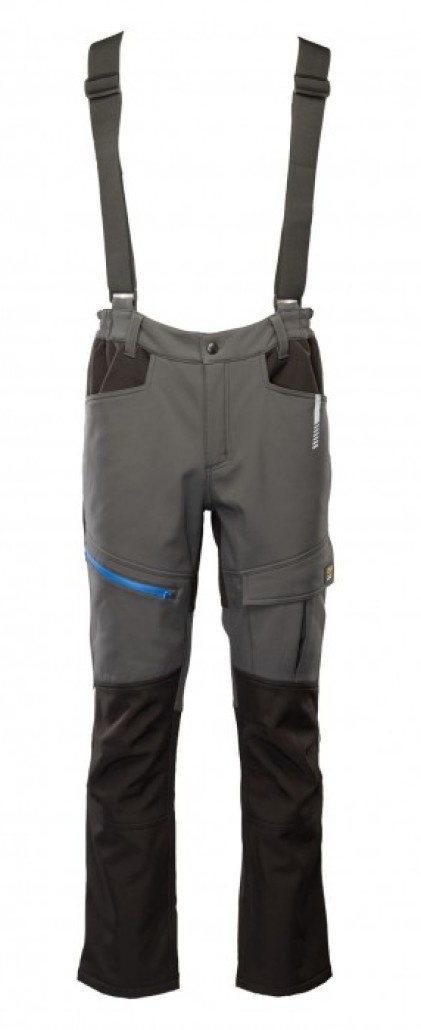 Salopetă de lucru Seven Kings Topaz Softshell Grey/Black s.M