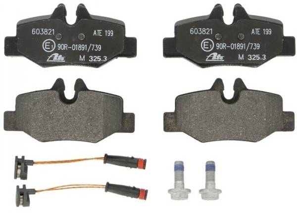 Set placute frână ATE 13.0460-3821.2