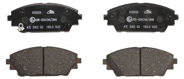 Set placute frână ATE 13.0460-5658.2