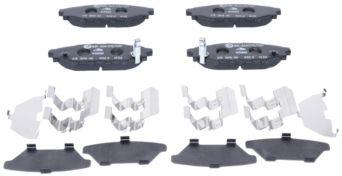 Set placute frână ATE 13.0460-5669.2
